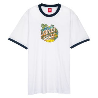 Aloha Dot Front Ringer Custom T-Shirt