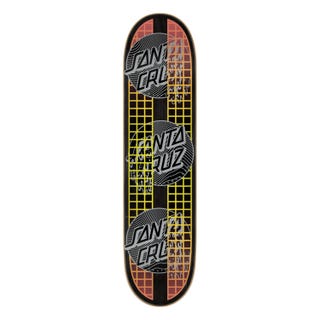 Santa Cruz Transcend Dots VX 7.75" Skateboard Deck Black