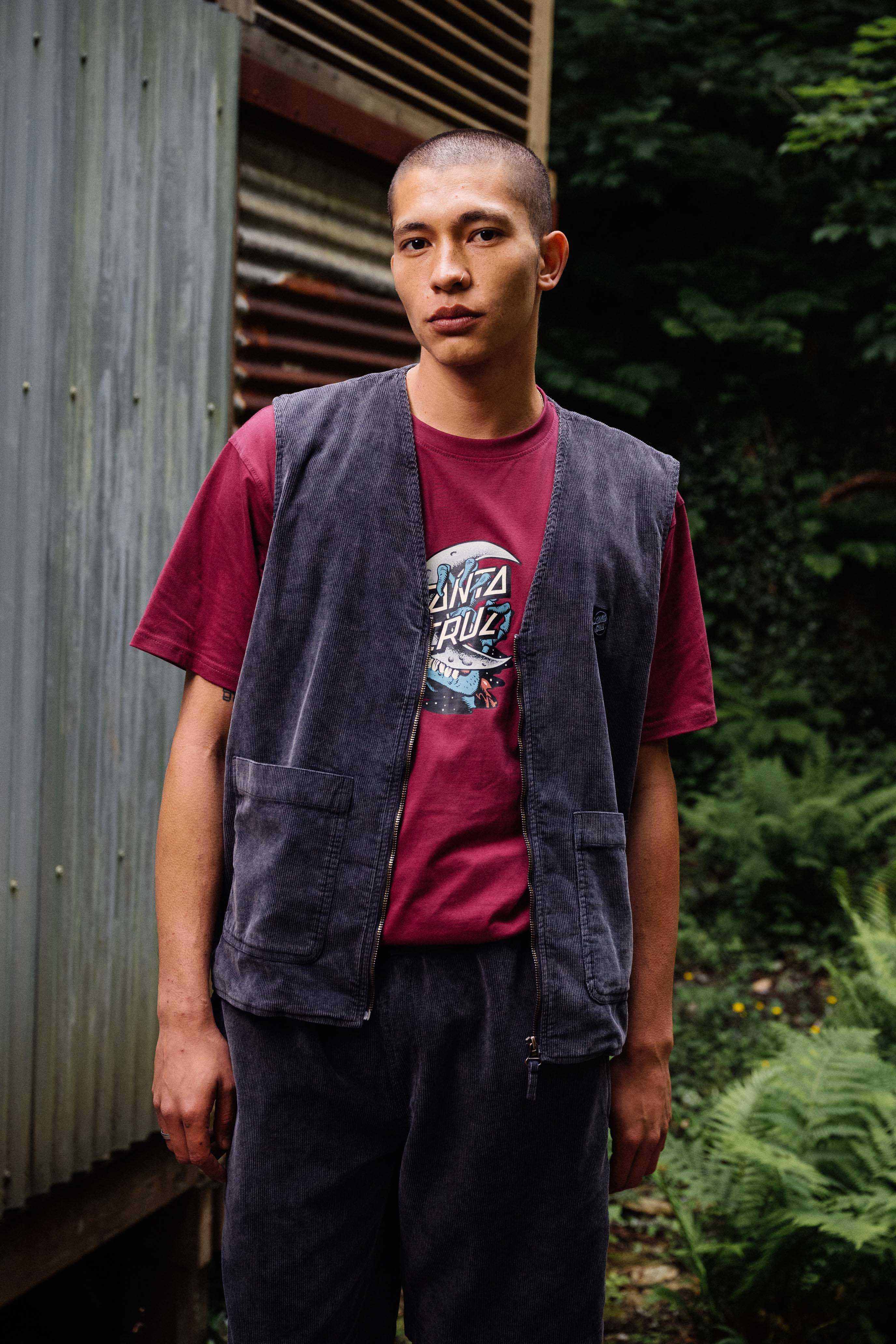 Cresent Bone Hand Front T-Shirt
