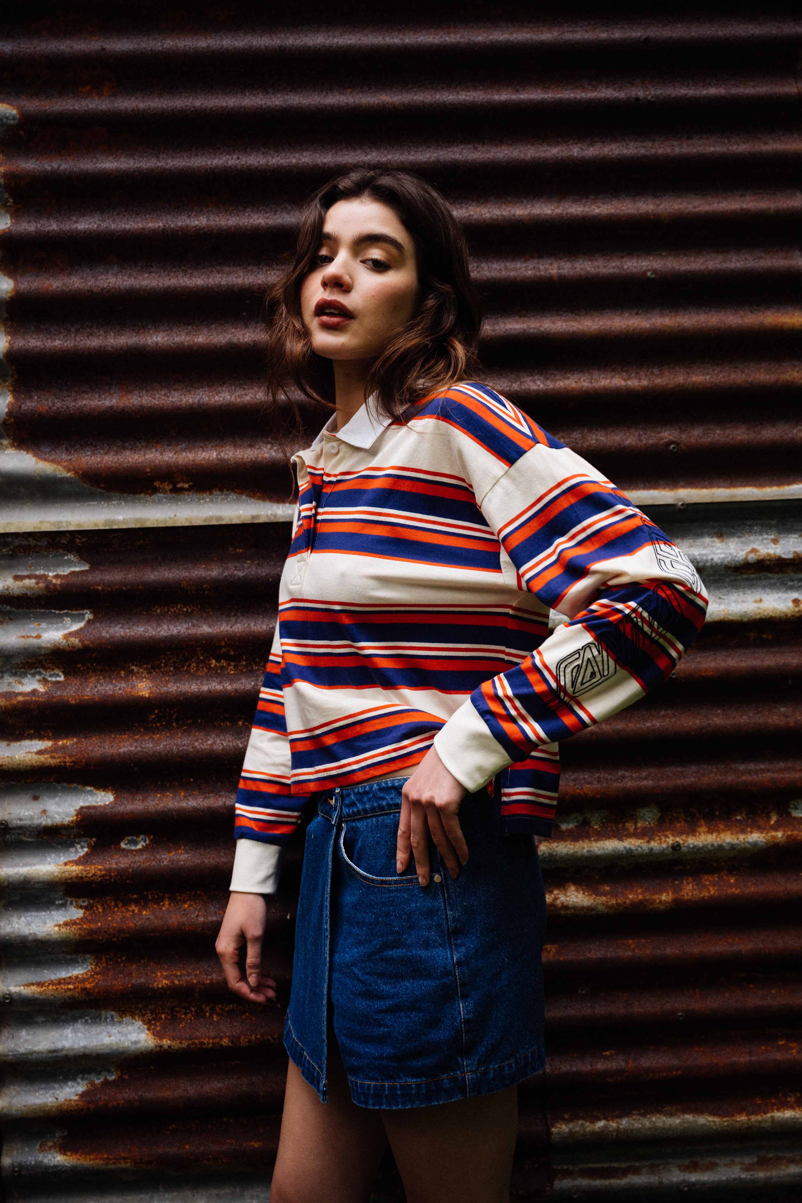 Monterey Crop Polo Top
